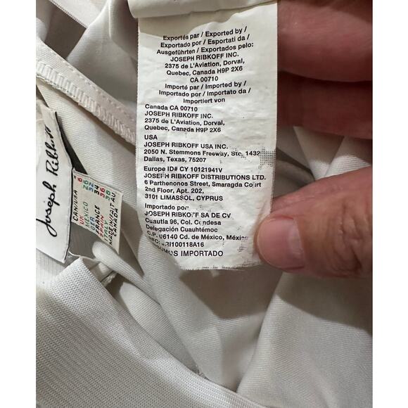 Joseph Ribkoff Tropical Birds Floral Pants Trousers Cropped With Ankle Slits, 4 - Picture 7 of 11